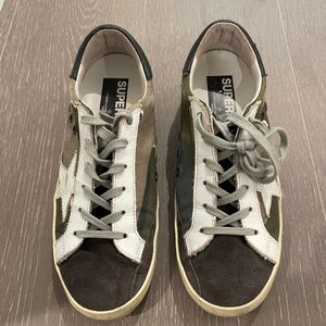 Golden Goose Superstar Sneakers in Camo